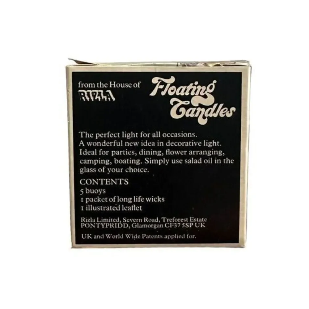 Retro‎ Rizla Vintage Floating Candles Kit